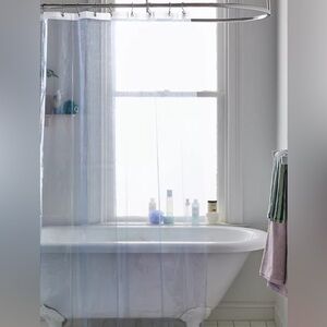 NWT Urban Outfitters Pop Color PEVA Plastic Colorful Shower Curtain